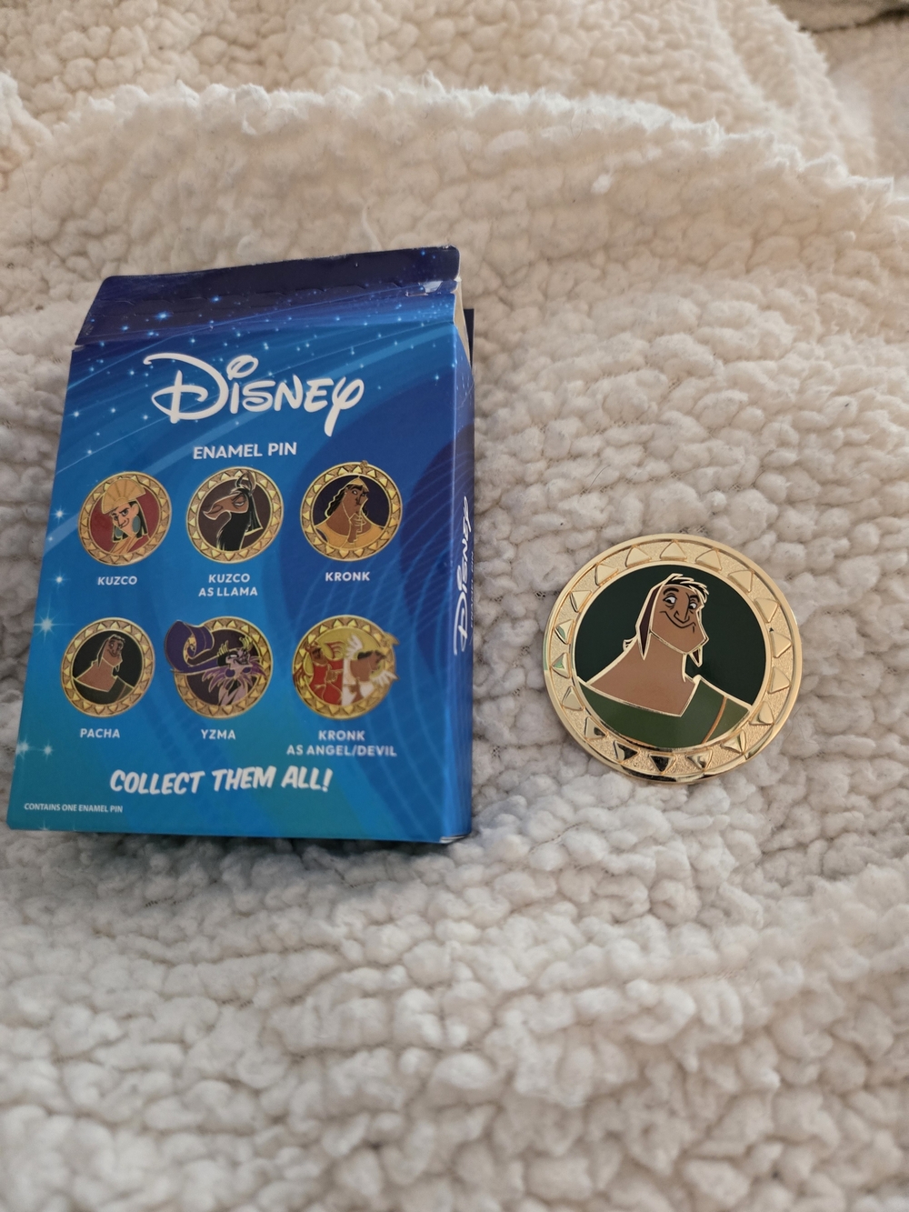 Disney Pacha Enamel Pin in Green and Gold Emperor's New Groove